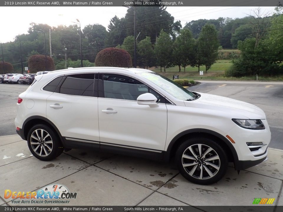 White Platinum 2019 Lincoln MKC Reserve AWD Photo #7