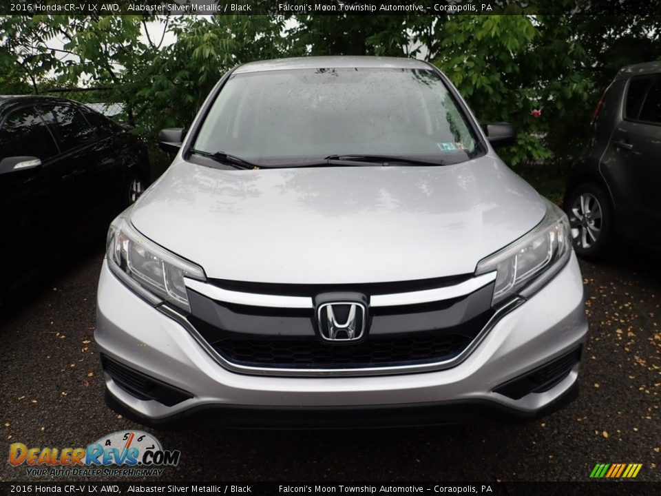 2016 Honda CR-V LX AWD Alabaster Silver Metallic / Black Photo #3