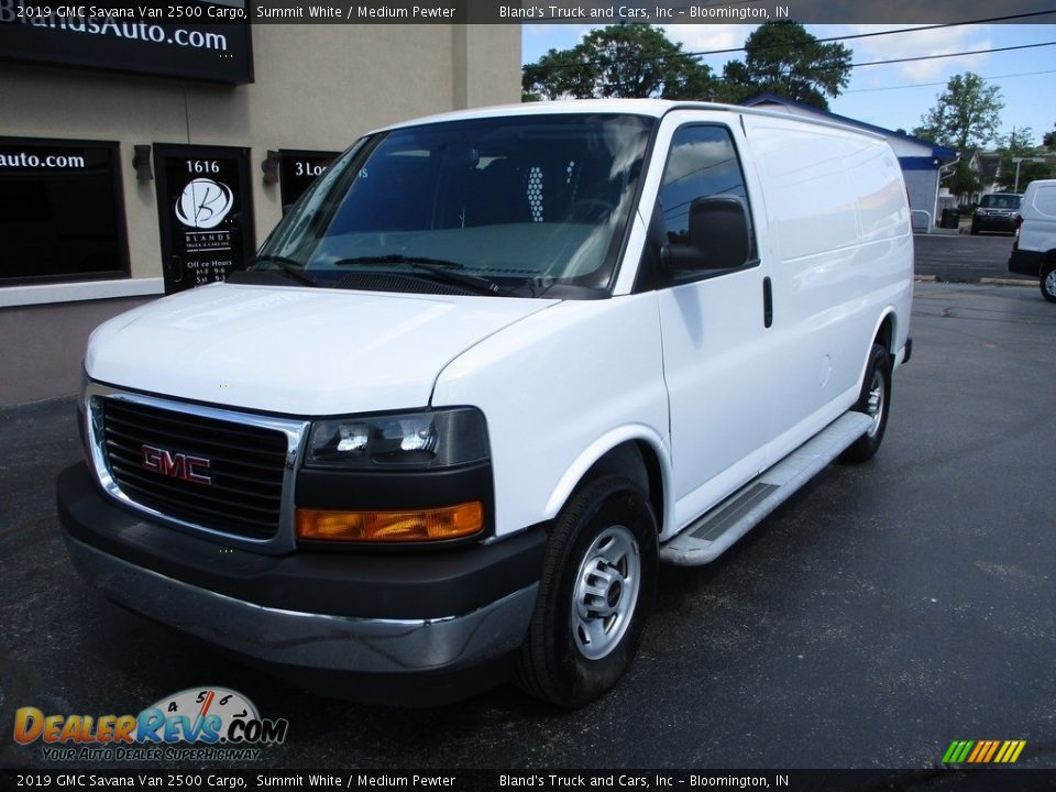 2019 GMC Savana Van 2500 Cargo Summit White / Medium Pewter Photo #2