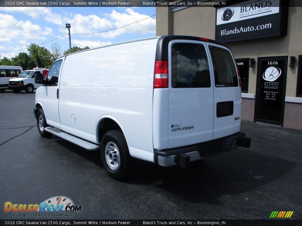 2019 GMC Savana Van 2500 Cargo Summit White / Medium Pewter Photo #3