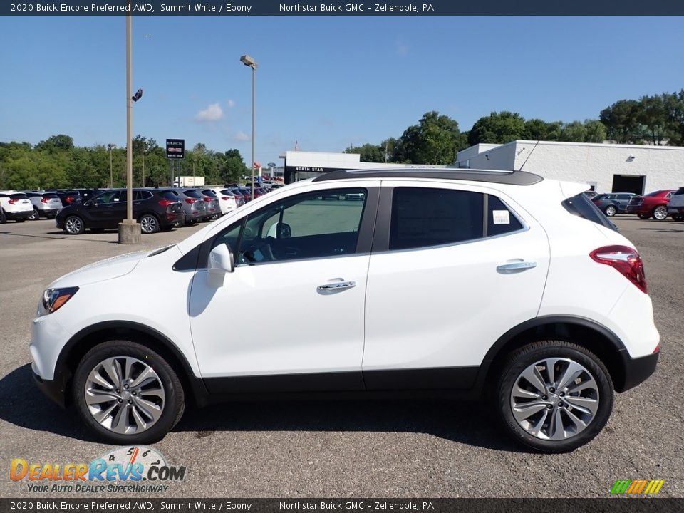 2020 Buick Encore Preferred AWD Summit White / Ebony Photo #9