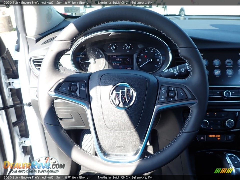 2020 Buick Encore Preferred AWD Summit White / Ebony Photo #17