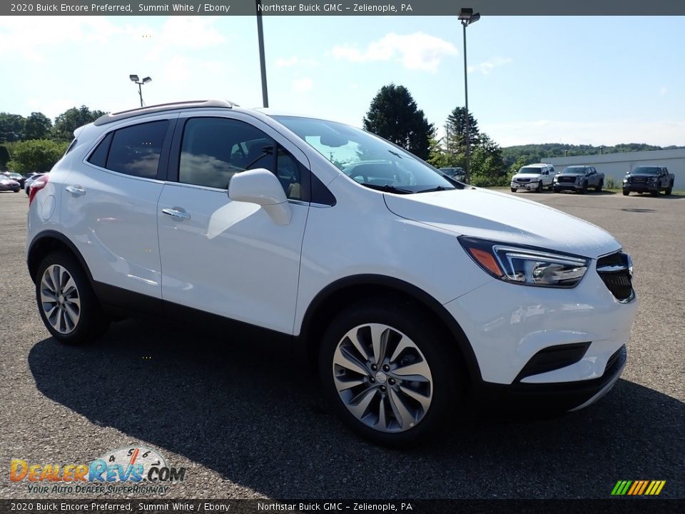 2020 Buick Encore Preferred Summit White / Ebony Photo #3