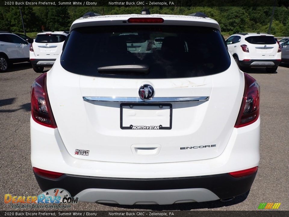 2020 Buick Encore Preferred Summit White / Ebony Photo #6