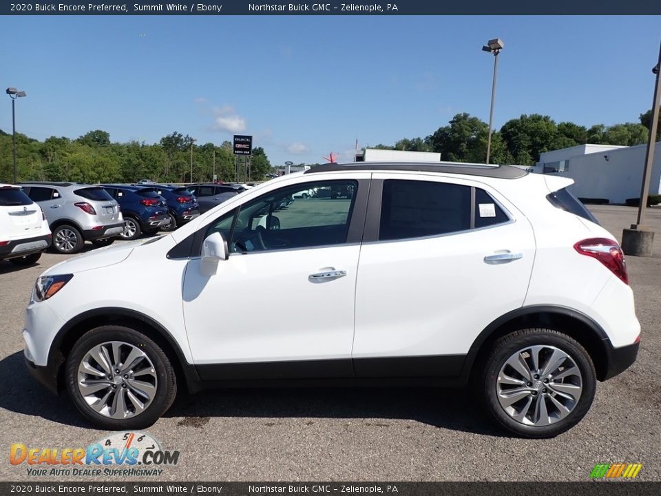 2020 Buick Encore Preferred Summit White / Ebony Photo #9