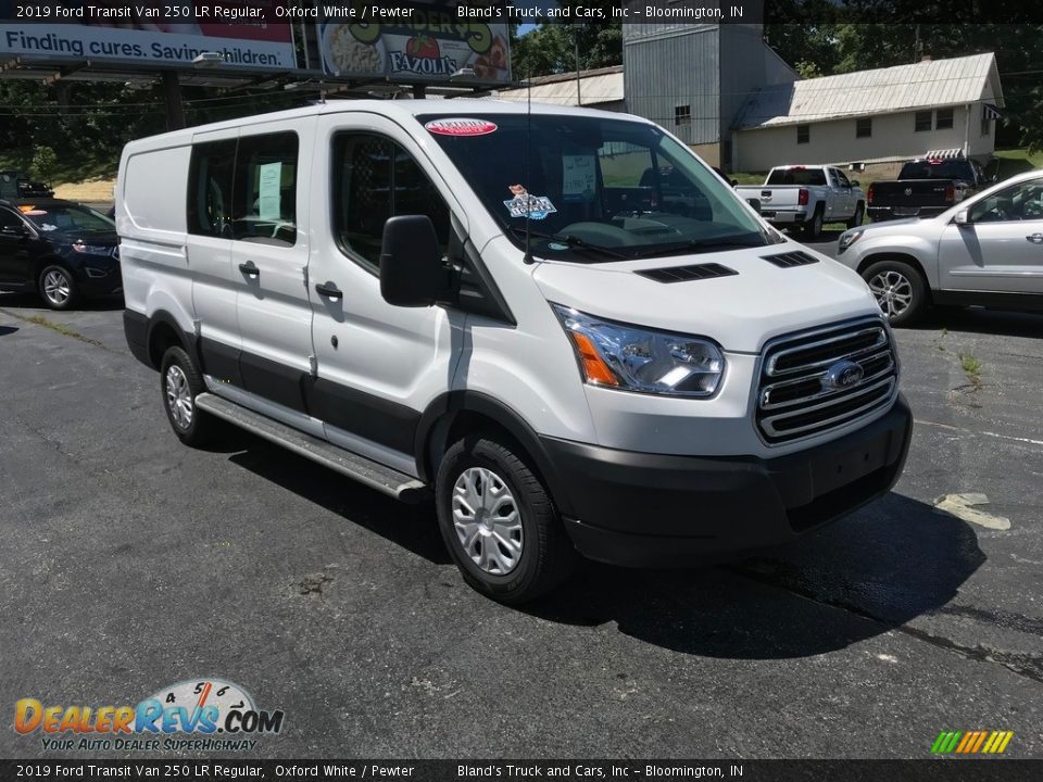 2019 Ford Transit Van 250 LR Regular Oxford White / Pewter Photo #4