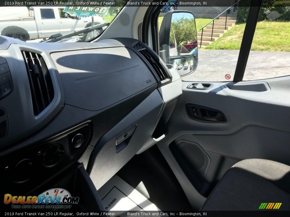 2019 Ford Transit Van 250 LR Regular Oxford White / Pewter Photo #23