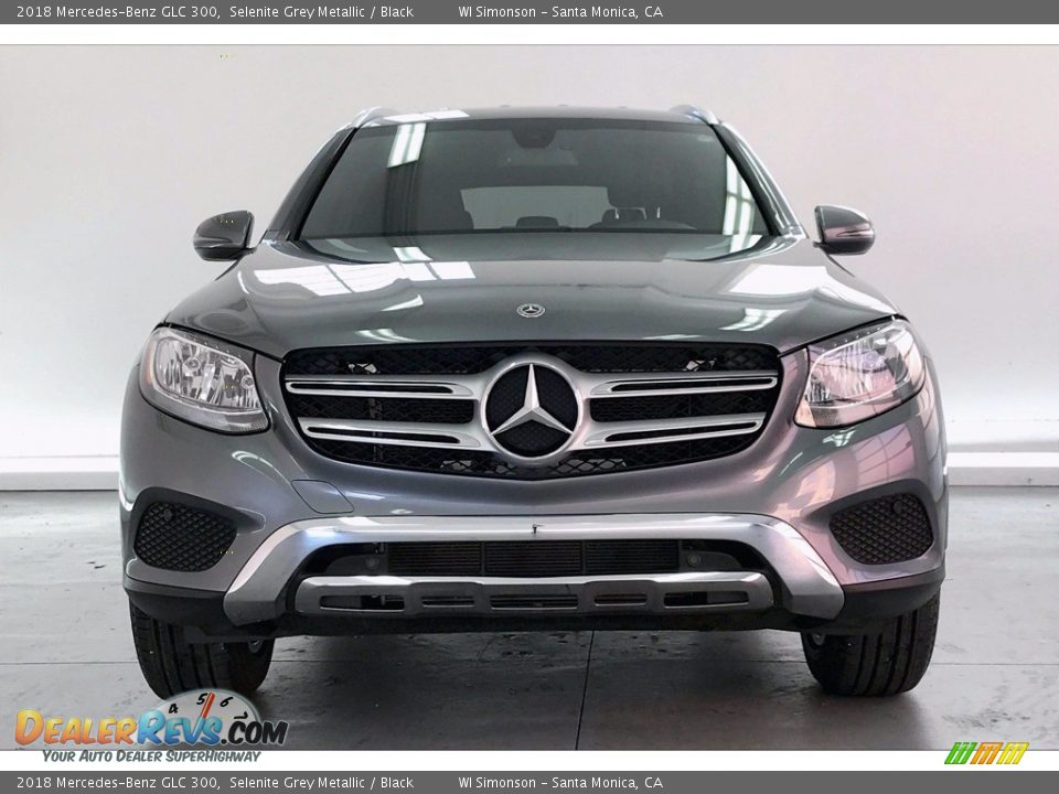 2018 Mercedes-Benz GLC 300 Selenite Grey Metallic / Black Photo #2