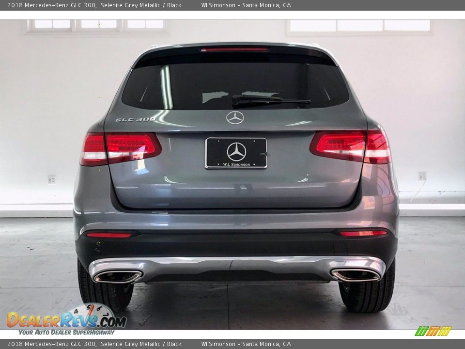 2018 Mercedes-Benz GLC 300 Selenite Grey Metallic / Black Photo #3