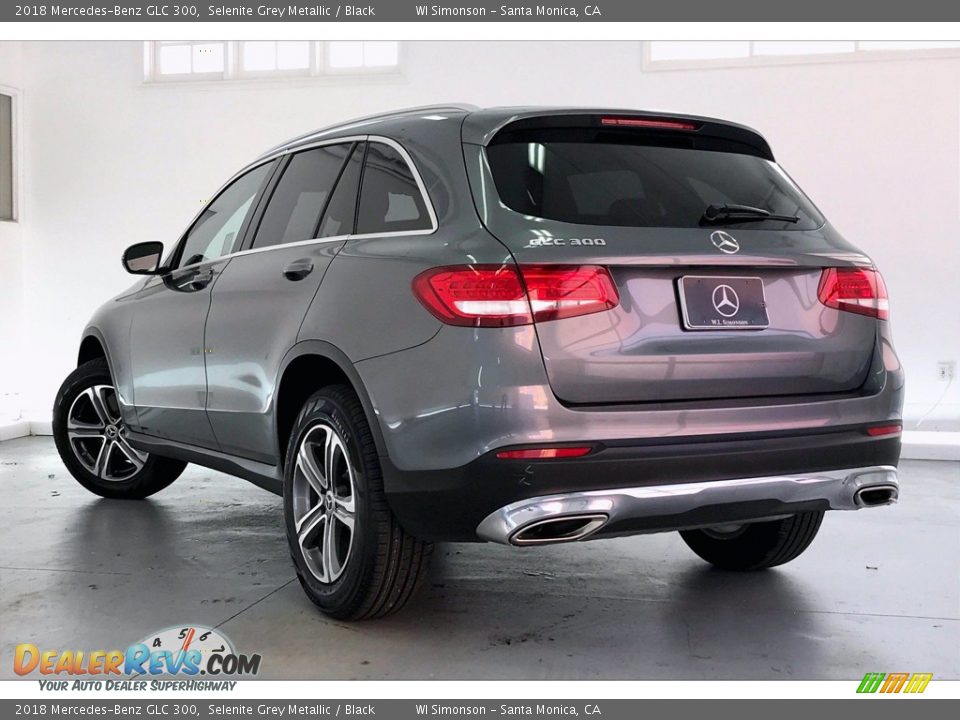 2018 Mercedes-Benz GLC 300 Selenite Grey Metallic / Black Photo #10