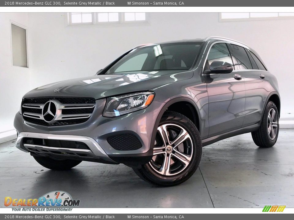 2018 Mercedes-Benz GLC 300 Selenite Grey Metallic / Black Photo #12