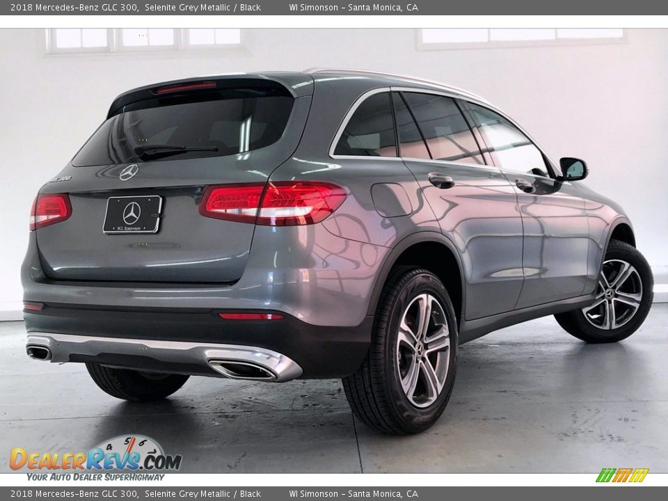 2018 Mercedes-Benz GLC 300 Selenite Grey Metallic / Black Photo #16