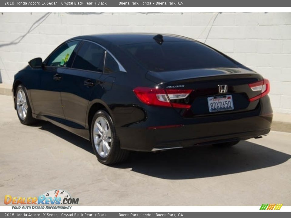 2018 Honda Accord LX Sedan Crystal Black Pearl / Black Photo #2