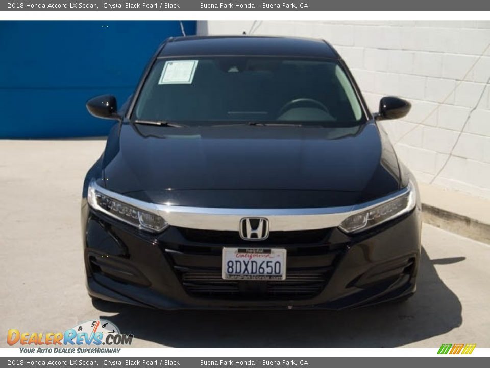 2018 Honda Accord LX Sedan Crystal Black Pearl / Black Photo #7