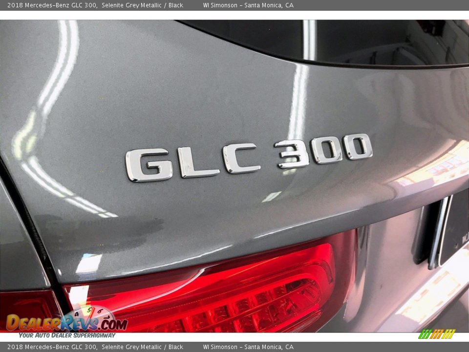 2018 Mercedes-Benz GLC 300 Selenite Grey Metallic / Black Photo #27