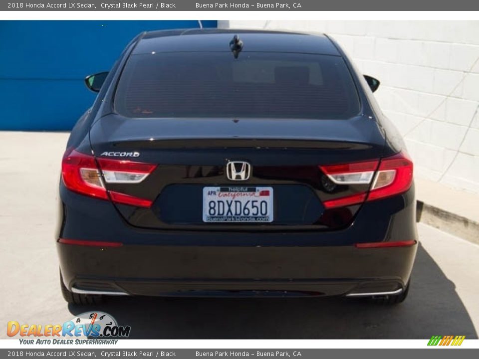 2018 Honda Accord LX Sedan Crystal Black Pearl / Black Photo #11