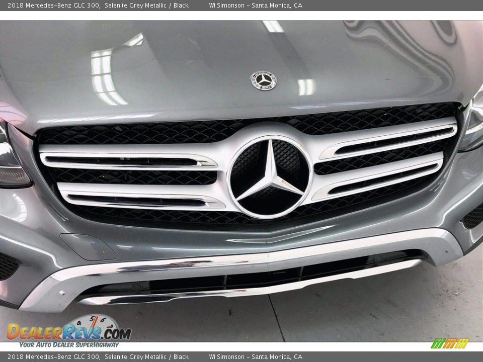 2018 Mercedes-Benz GLC 300 Selenite Grey Metallic / Black Photo #33