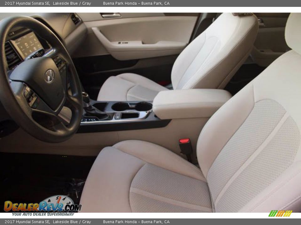 2017 Hyundai Sonata SE Lakeside Blue / Gray Photo #3