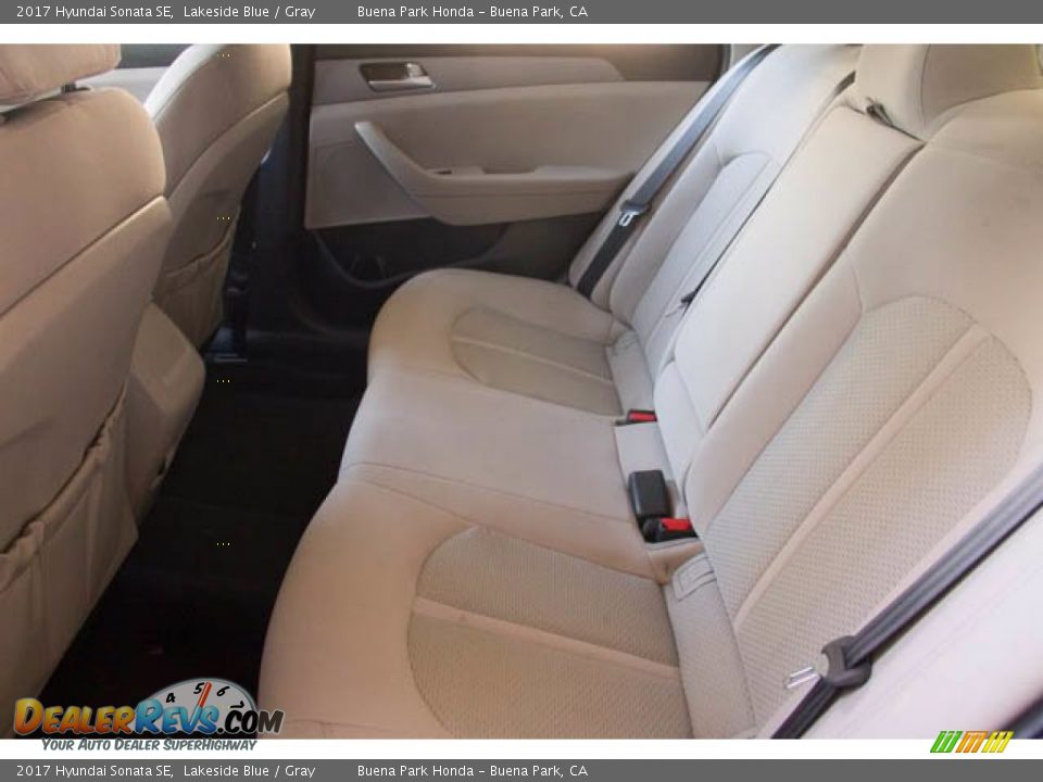 2017 Hyundai Sonata SE Lakeside Blue / Gray Photo #4
