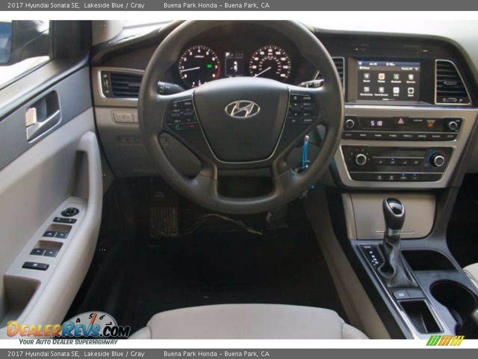 2017 Hyundai Sonata SE Lakeside Blue / Gray Photo #5