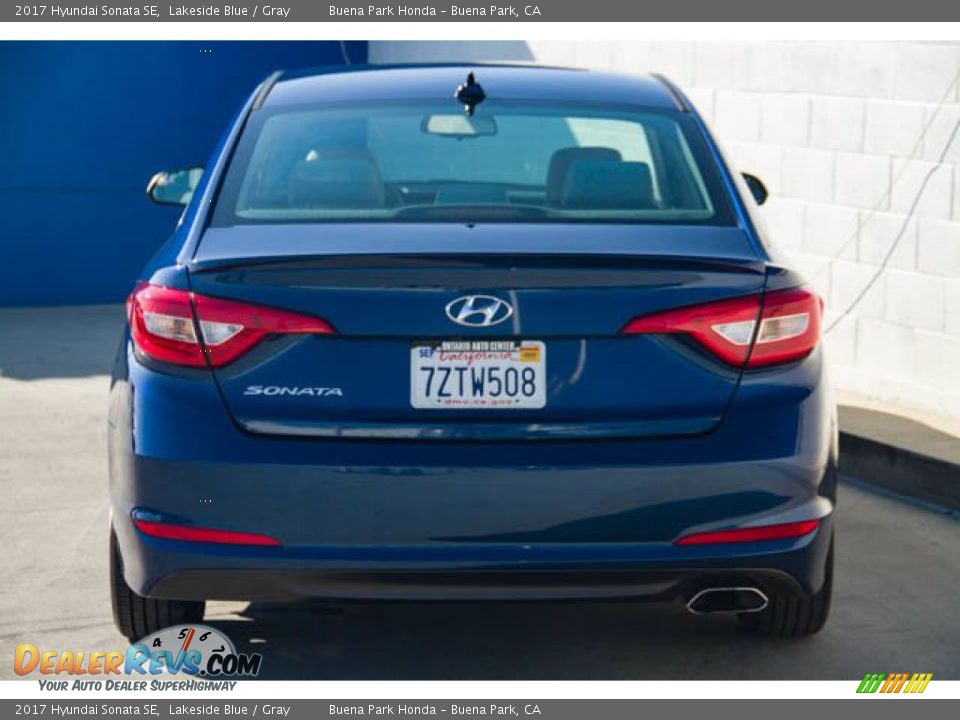 2017 Hyundai Sonata SE Lakeside Blue / Gray Photo #11
