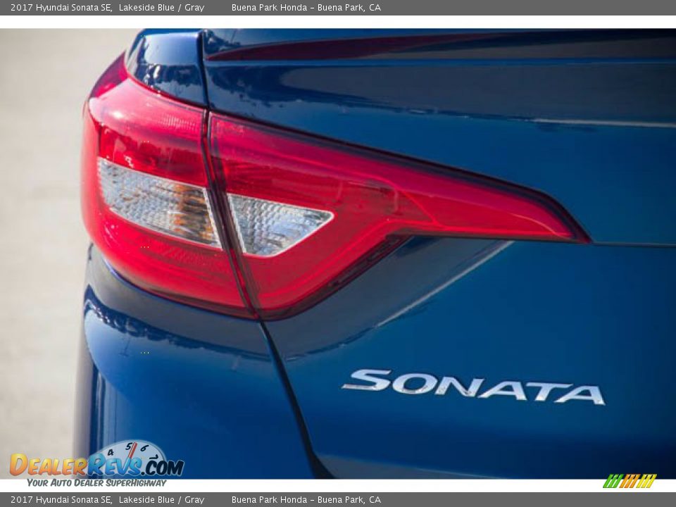 2017 Hyundai Sonata SE Lakeside Blue / Gray Photo #12