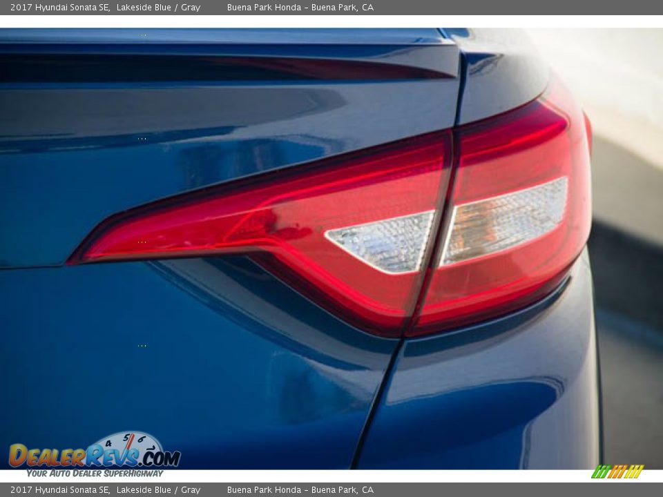 2017 Hyundai Sonata SE Lakeside Blue / Gray Photo #13
