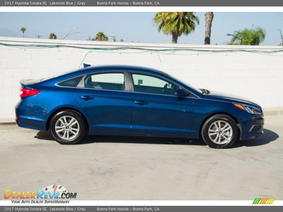 2017 Hyundai Sonata SE Lakeside Blue / Gray Photo #14
