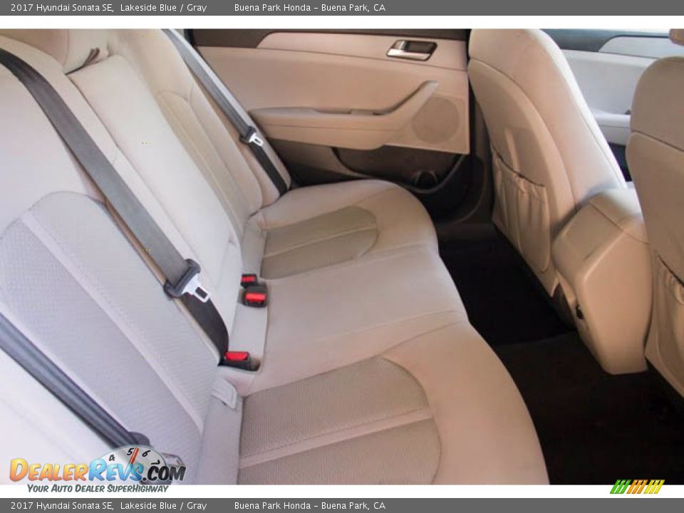 2017 Hyundai Sonata SE Lakeside Blue / Gray Photo #22