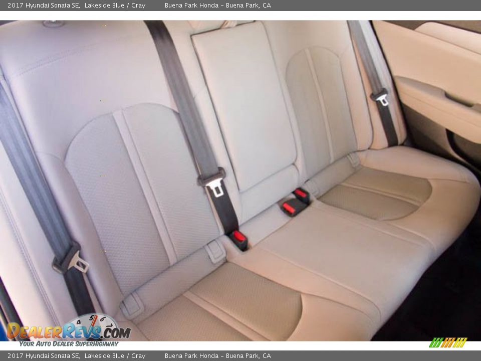 2017 Hyundai Sonata SE Lakeside Blue / Gray Photo #23