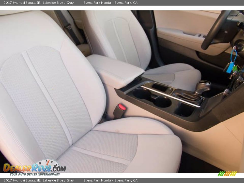 2017 Hyundai Sonata SE Lakeside Blue / Gray Photo #25