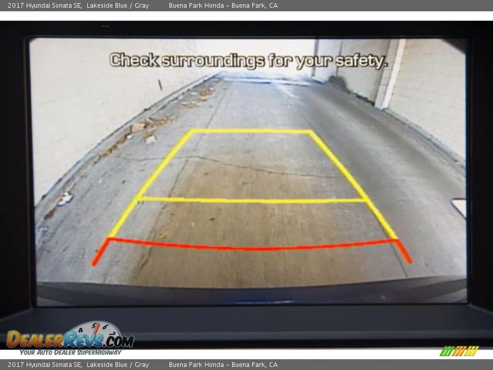 2017 Hyundai Sonata SE Lakeside Blue / Gray Photo #27