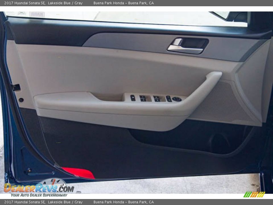 2017 Hyundai Sonata SE Lakeside Blue / Gray Photo #29