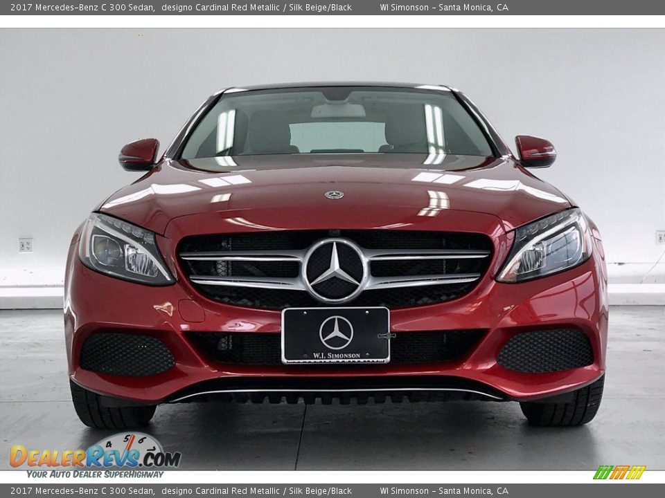 2017 Mercedes-Benz C 300 Sedan designo Cardinal Red Metallic / Silk Beige/Black Photo #2