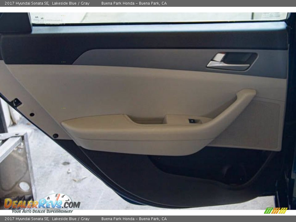 2017 Hyundai Sonata SE Lakeside Blue / Gray Photo #31