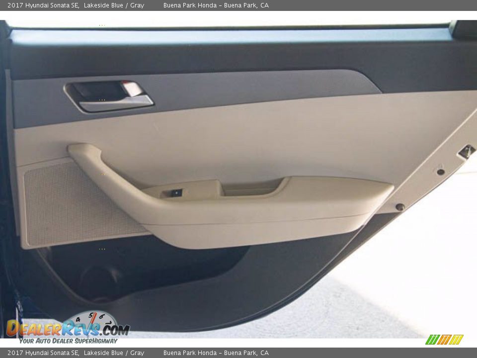 2017 Hyundai Sonata SE Lakeside Blue / Gray Photo #32