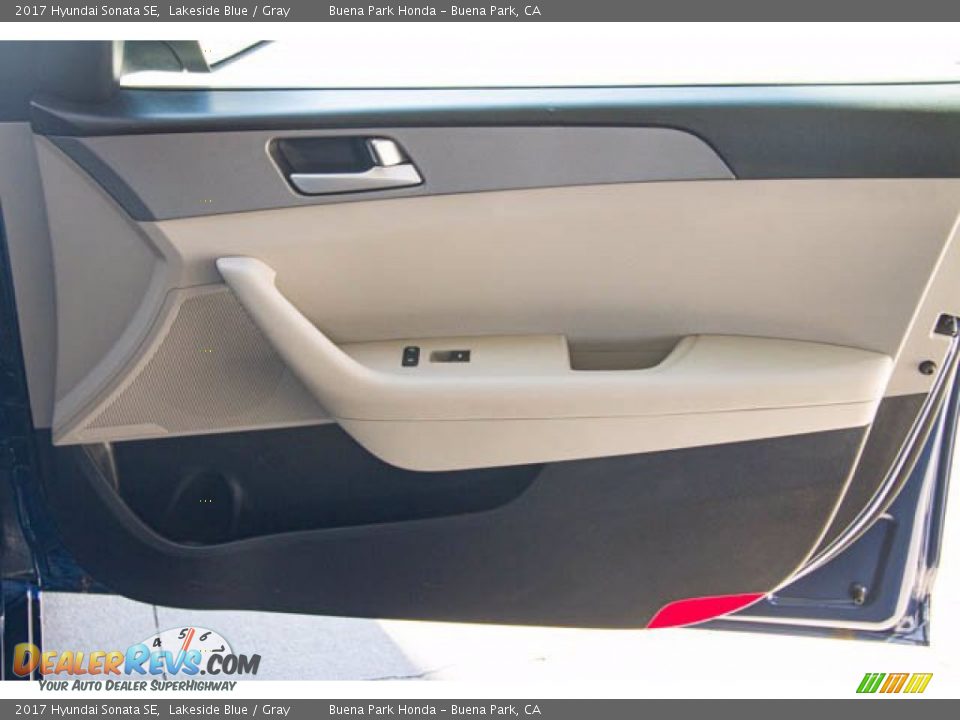 2017 Hyundai Sonata SE Lakeside Blue / Gray Photo #33