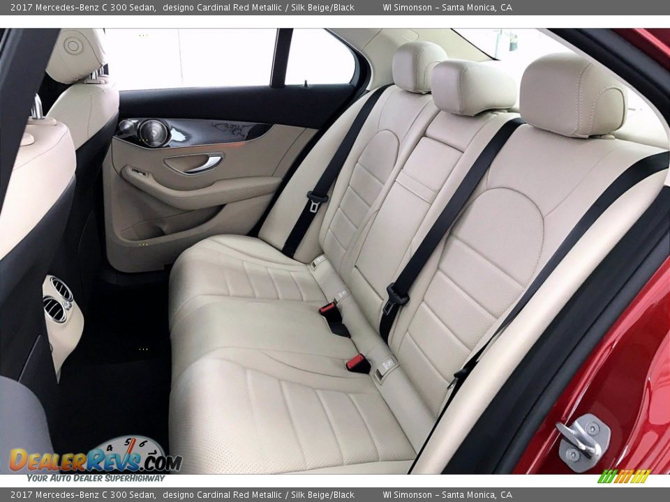 Rear Seat of 2017 Mercedes-Benz C 300 Sedan Photo #15