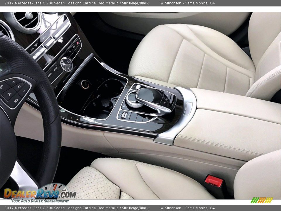 2017 Mercedes-Benz C 300 Sedan designo Cardinal Red Metallic / Silk Beige/Black Photo #23