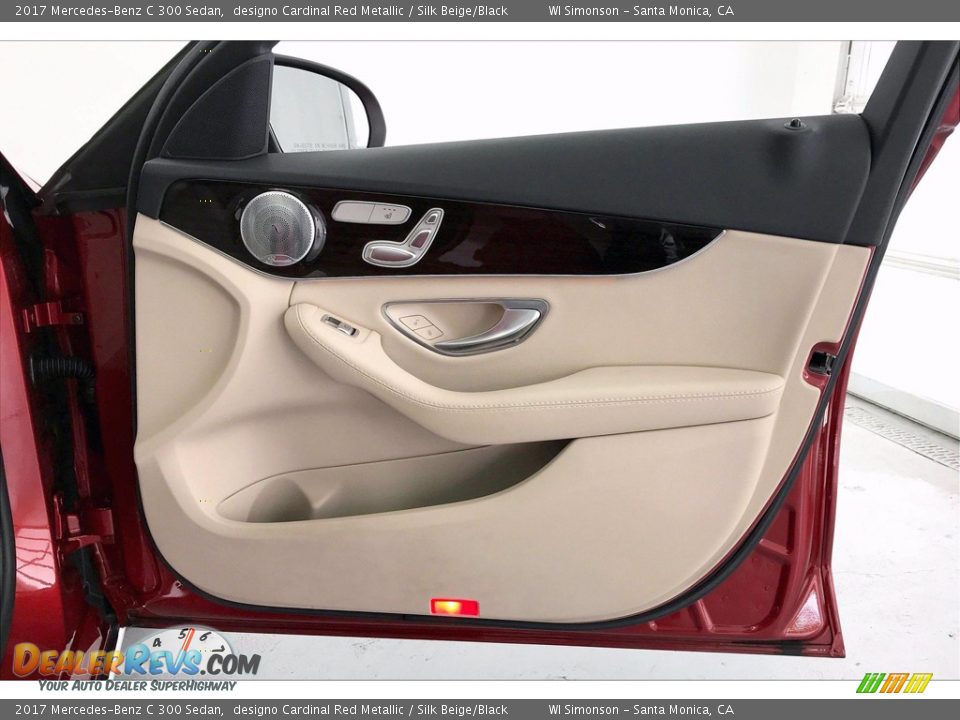 2017 Mercedes-Benz C 300 Sedan designo Cardinal Red Metallic / Silk Beige/Black Photo #30