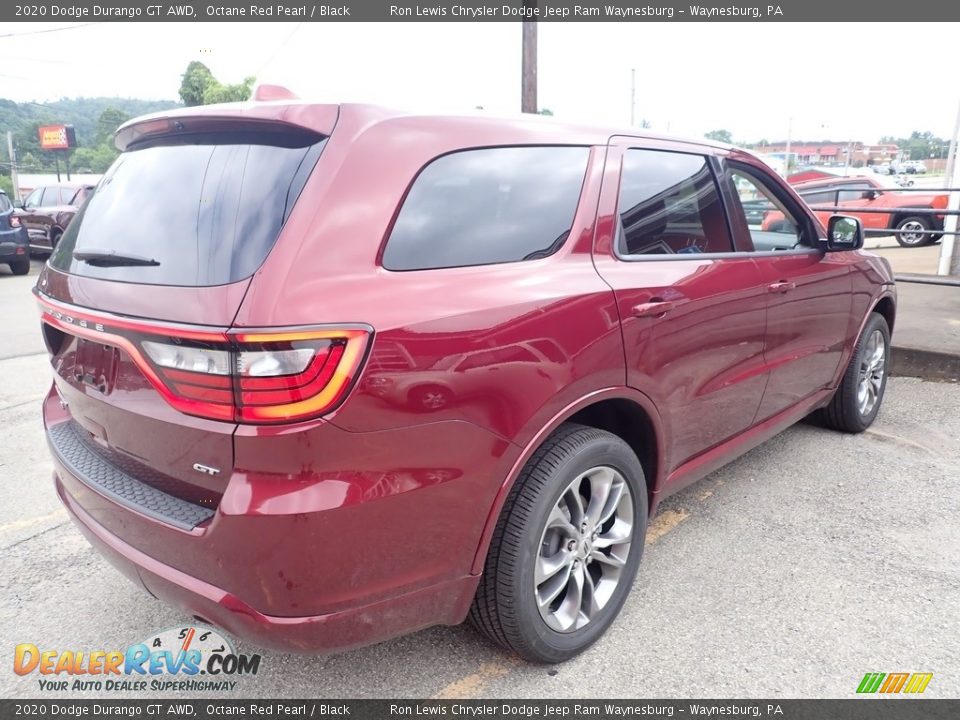 2020 Dodge Durango GT AWD Octane Red Pearl / Black Photo #5