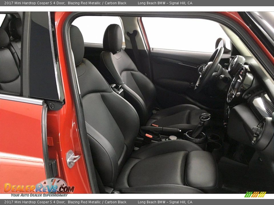 2017 Mini Hardtop Cooper S 4 Door Blazing Red Metallic / Carbon Black Photo #6