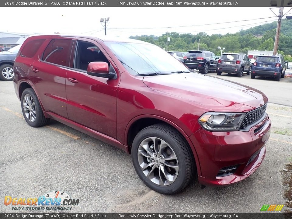 2020 Dodge Durango GT AWD Octane Red Pearl / Black Photo #7