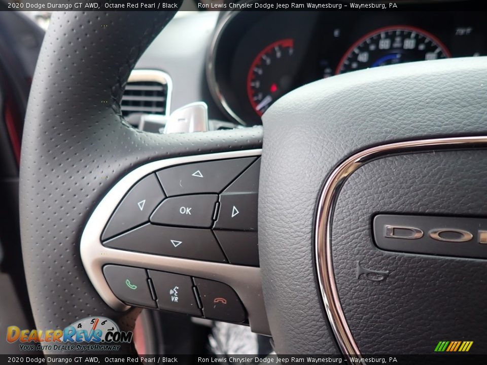 2020 Dodge Durango GT AWD Octane Red Pearl / Black Photo #19