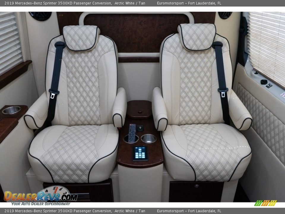Rear Seat of 2019 Mercedes-Benz Sprinter 3500XD Passenger Conversion Photo #5