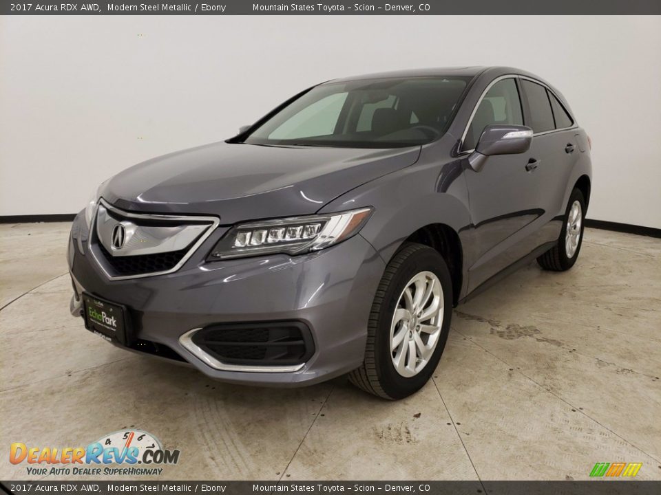 2017 Acura RDX AWD Modern Steel Metallic / Ebony Photo #3