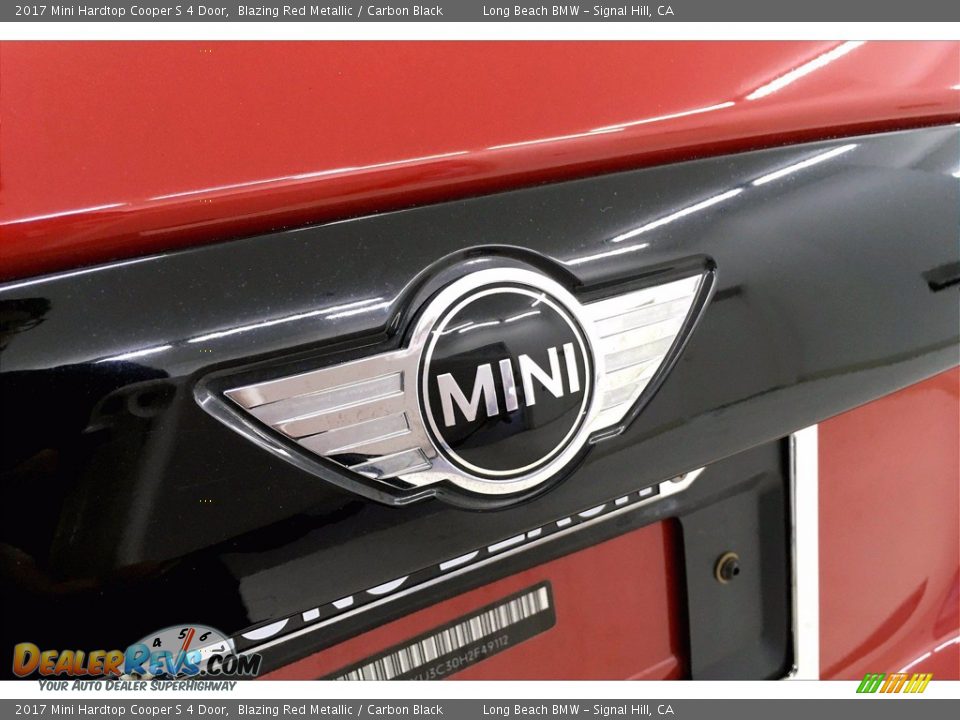 2017 Mini Hardtop Cooper S 4 Door Blazing Red Metallic / Carbon Black Photo #34