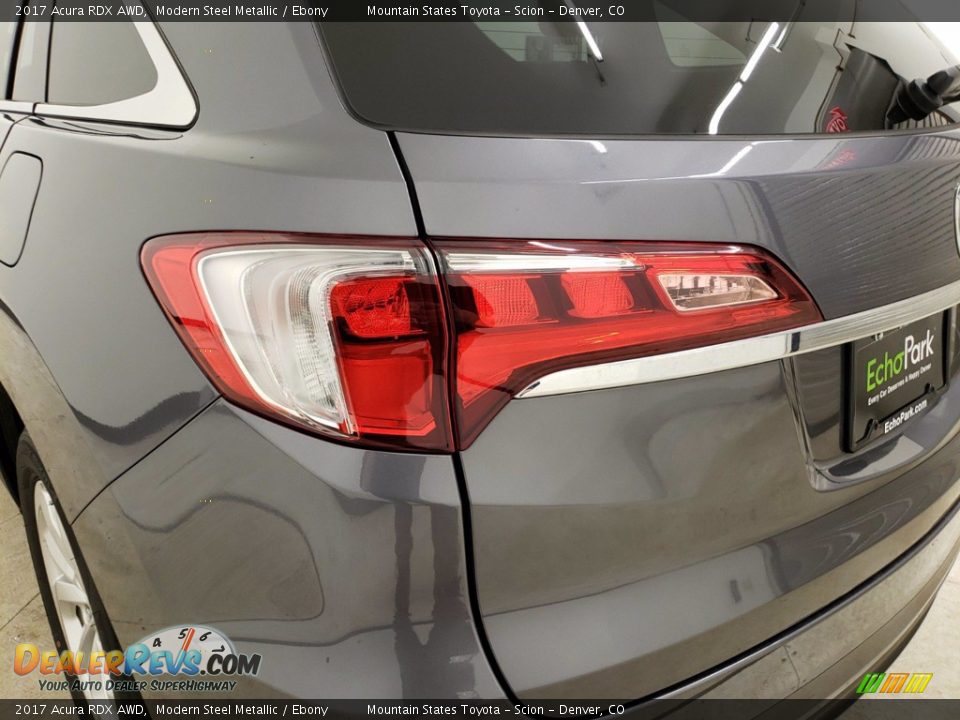 2017 Acura RDX AWD Modern Steel Metallic / Ebony Photo #9