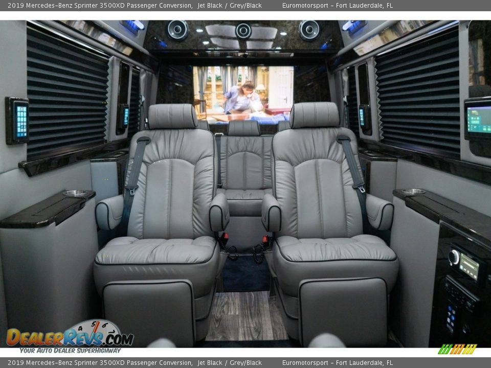 Rear Seat of 2019 Mercedes-Benz Sprinter 3500XD Passenger Conversion Photo #3