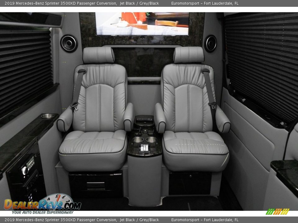 Rear Seat of 2019 Mercedes-Benz Sprinter 3500XD Passenger Conversion Photo #7